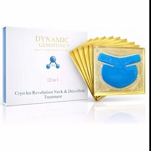 Dynamic Gemstone Cryo Ice Neck & Décolleté Mask - White